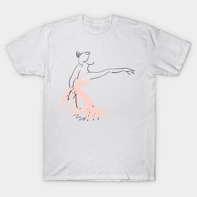 Ballet Beauty T-Shirt by GeneralDesignStudio